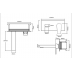 Bath Mixer with Spout - Square - Reece 001 - Black